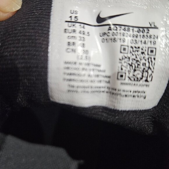 Nike Dawnshifter Men's Running Shoes Black/White Size 15 - Picture 6 of 6